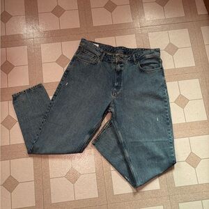 NEW! Zara Mens Medium Wash Slim Straight Denim Jeans